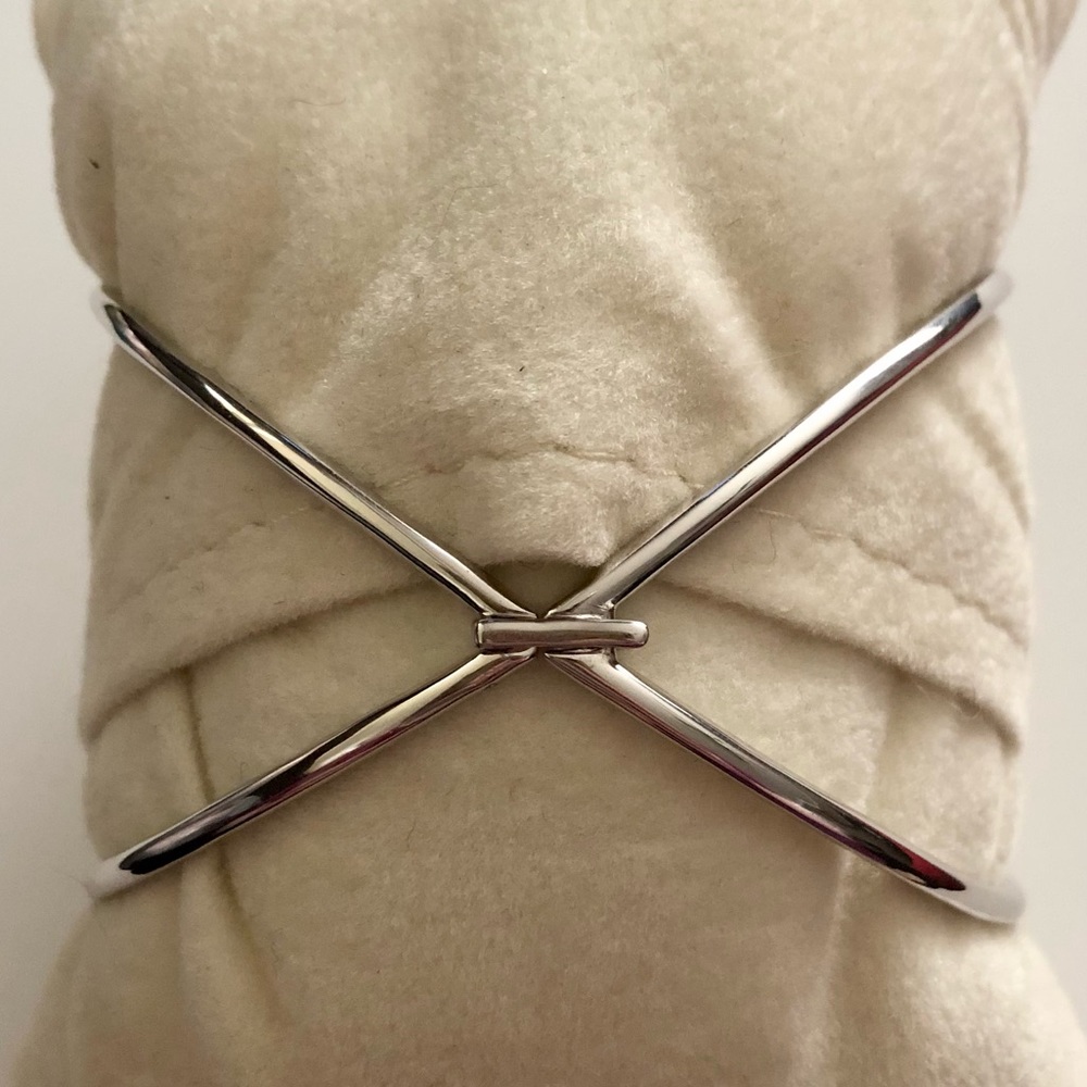 Sterling silver and natural champagne diamond bracelet - Picture 10 of 13